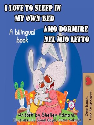 cover image of I Love to Sleep in My Own Bed Amo dormire nel mio letto